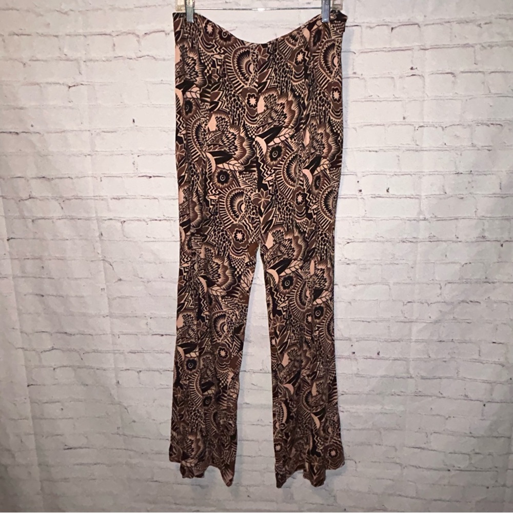 Anthropologie Drapey Flare Pants size 10 - Picture 2 of 8